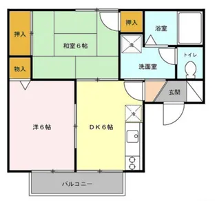 エスペランサ【2階】の間取り