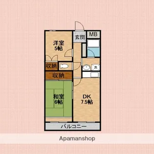 アルビオンシティ朝霞【3階】の間取り