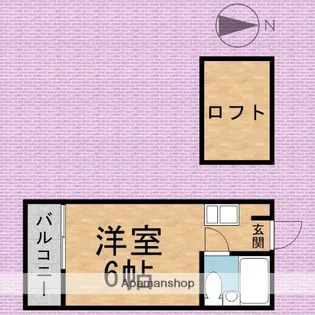 エスカ大和田【2階】の間取り