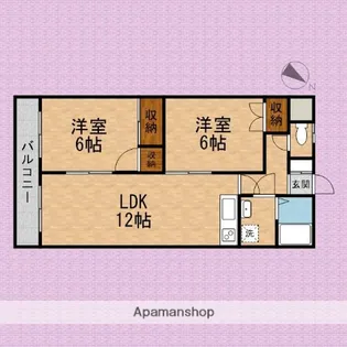 サンパール志木【3階】の間取り