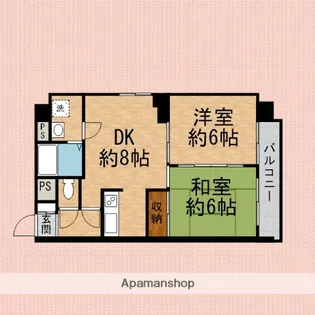 アルカディア志木【2階】の間取り