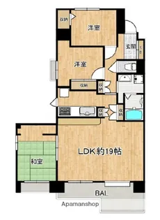 コープ野村志木【8階】の間取り