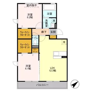 フローラ(新座)【2階】の間取り