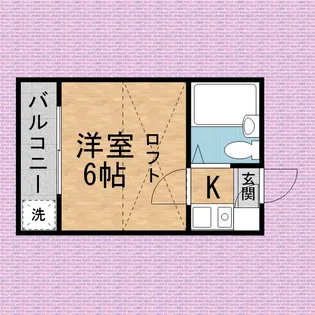 レオパレスTSD【2階】の間取り