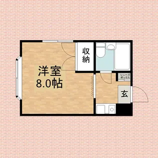 ホワイトハウス【2階】の間取り