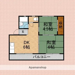 セントラルマンション【1階】の間取り