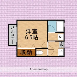 パークサイド針ヶ谷Ⅱ【1階】の間取り