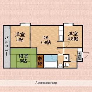 風流の丘【2階】の間取り