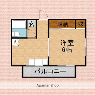 LA・CASA(ラ・カーサ)上福岡【1階】の間取り