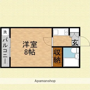 ロイヤル21【4階】の間取り