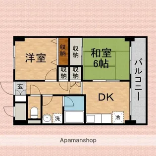 ヒルズみずほ台【303号室】の間取り