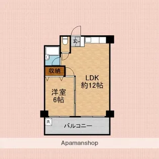 正興鶴瀬駅前マンション【3階】の間取り