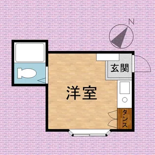 コーポフレンド【1階】の間取り