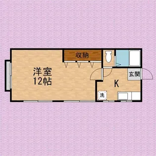 アップルパイⅥ【2階】の間取り