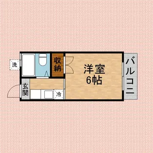 ジューンハイム【101号室号室】の間取り