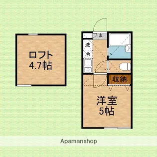ベストステージ大原【102号室】の間取り
