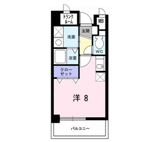 エレガンラルジュⅡ【4階】の間取り