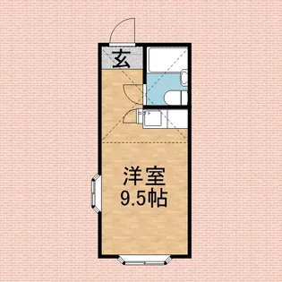 サンライズ鶴瀬【2階】の間取り