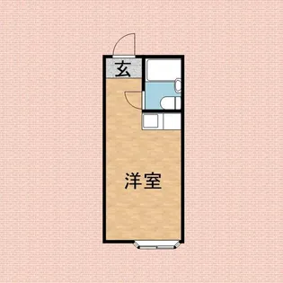 サンライズ鶴瀬【206号室】の間取り