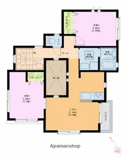 SOL VIENTO D【2階】の間取り