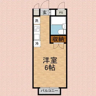 エステートピアサンアイ【1階】の間取り