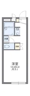 レオパレスルミエールⅡ【106号室】の間取り