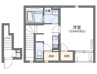 レオネクストサンパーク 三良【2階】の間取り