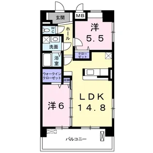 AUTUMN’S【5階】の間取り