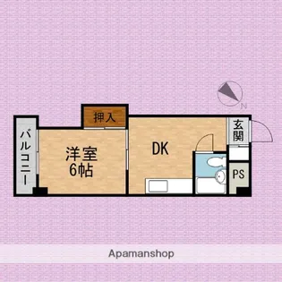 旭日ビル【2階】の間取り