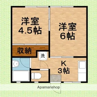 マーレ志木【105号室】の間取り