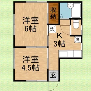 サツキ【101号室号室】の間取り