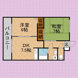 フォンテーヌ・デ・アイラ【503号室号室】の間取り