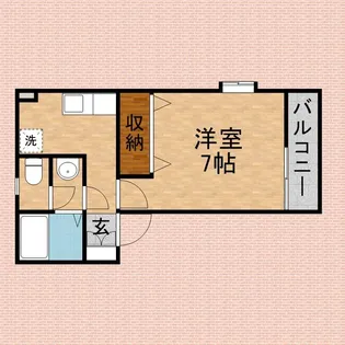 ソレジオ【205号室号室】の間取り