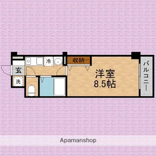 アトーレ上福岡マンション【1階】の間取り