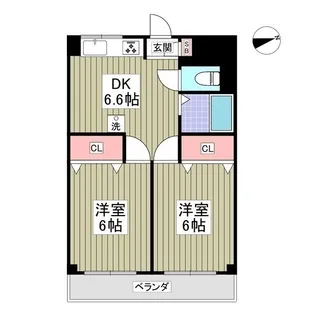 パールメゾンシオノ【2階】の間取り