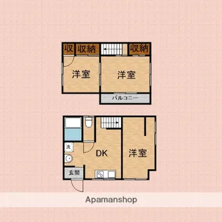 埼玉県富士見市山室2丁目【一戸建】の間取り