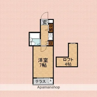 リベラル志木【1階】の間取り