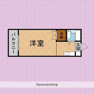 ベルメゾン【2階】の間取り