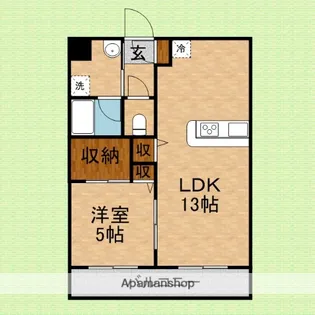 フェリシア【2階】の間取り