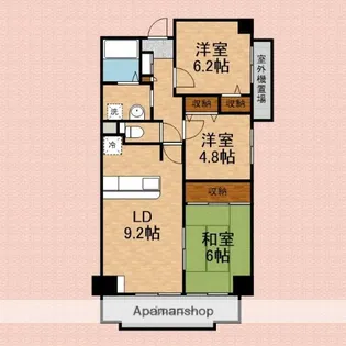 シー・ビー・フォート【5階】の間取り