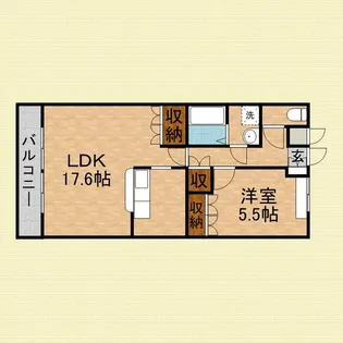 サウンドスケープ【2階】の間取り
