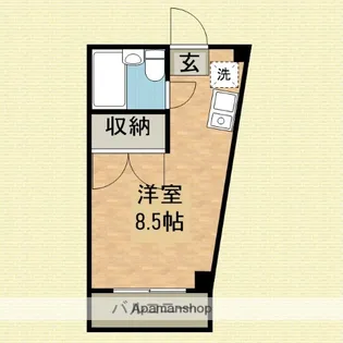 グリーンハイツ【1階】の間取り