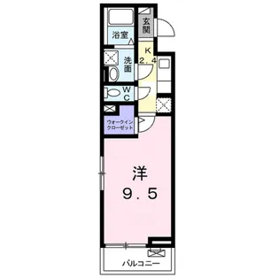 フラン【3階】の間取り