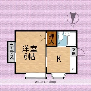 コーポ根岸台【2階】の間取り