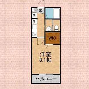 キャメル川越清水町【3階】の間取り