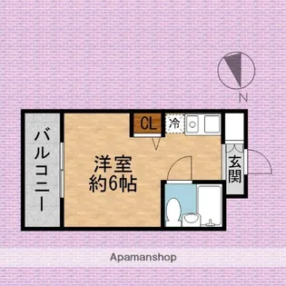 ウィンベルソロ川越第6【2階】の間取り