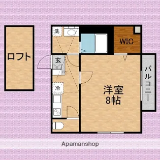 カーサグレーシアふじみ野【1階】の間取り