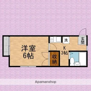 山本ハイツ【1階】の間取り