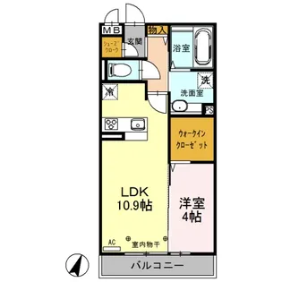 レセーナ【2階】の間取り