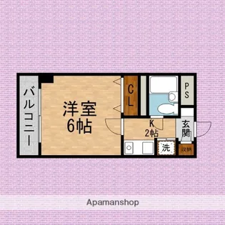ラカータ川越【3階】の間取り